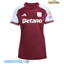 Camisa de time de futebol Aston Villa John McGinn #7 Replicas 1º Equipamento Feminina 2025-26 Manga Curta